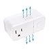 Cevitor Smart Home WIFI Power Socket Plug Outlet,Work With Alexa and Smart Phone Wireless Controls, Not Hub Required (2-Pack)