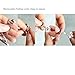 Secbolt 42mm/44mm Glister Bands Compatible Apple Watch Series 4 40mm, Women Iwatch Series 1/2/3 42mm, Stainless Steel O-Link Band Strap, Silver