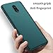 Almiao OnePlus 6T Case, [Ultra-Thin] Minimalist Slim Protective Phone Case Back Cover for OnePlus 6T (Gravel Green)