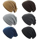 Slouchy Beanie for Women Men, Hip-Hop Soft Lightweight Running Hat