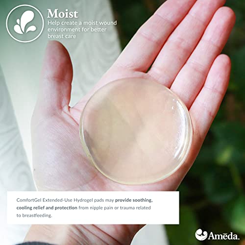 Ameda ComfortGel Nipple Gel Soothing Pads, Breastfeeding Pads Nipple