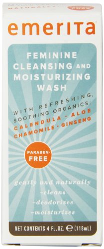 Emerita Feminine Cleansing & Moisturizing Wash, 4-Ounce