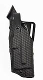 Safariland, 6360, SLS/ALS, Level 3 Retention Duty Holster, Fits: Glock 17, 22, 31 With Light, Mid-Ride, STX Basket Weave Black, Right Hand