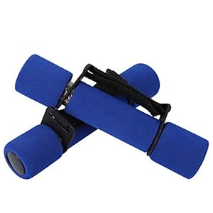 Keenso 2kg Women Fitness Dumbbell, Home Exercise Dumbbells 4.4lb Female Fitness Soft Foam Dumbbell Color Dumbbell Fitness Equipment