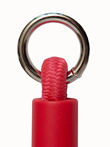 Jerk-Ease Bungee Dog Leash Extension - Medium Red