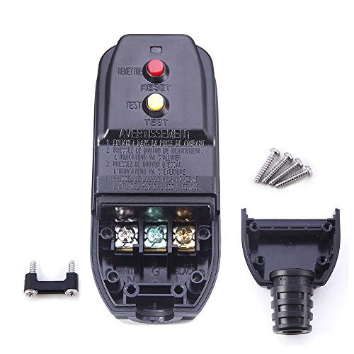 GFCI Replacement Plug for Pressure Washer Pool Pump 15Amp 3 Prong