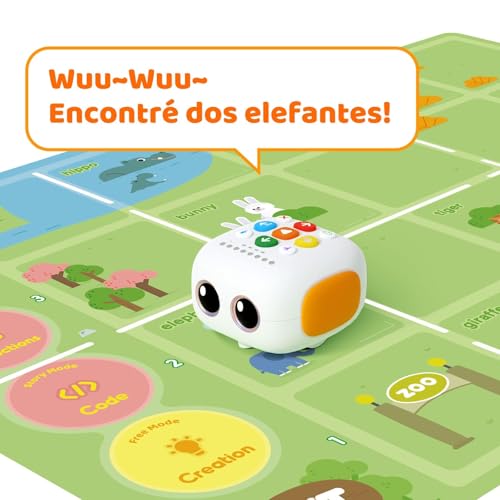 Programmable Robot for Kids 3-5 Years Old, MatataStudio Tale-Bot Pro Robot Screenless Coding Toy for Learning Coding Basics Interactive Stem Educational Toys