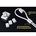 WeiMeet 200 Pieces Aluminum Crimping Loop Sleeve Cable Crimp for 1/8