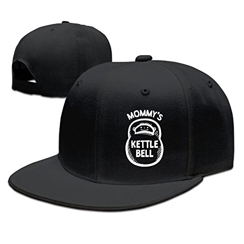 WYF Men&women Mommy's Kettlebell Infant Funny Football Black Caps Adjustable Snapback