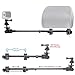 ChargerCity Dual Post Telescopic Headrest Mount for GoPro Hero & Action Cameras