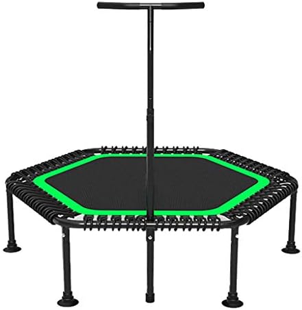 XYWLYLHOME Sports trampoline - elastic bed - fitness trampoline with adjustable armrests - for adults/Can withstand up to 150kg