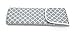 Wanty Hair Straighteners Case with Fastener - Water-Resistant Neoprene Curling Iron Holder Flat Iron Curling Wand Travel Cover Case Bag PouchShield Curling Iron Cover - Flat Iron Travel Pouch (Gray)