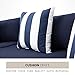SOLAURA 5-Piece Patio Sectional Furniture Set Half-Moon Patio Set Grey Wicker Curved Outdoor Sofa with Grey Cushions & Round Glass Coffee Table (Pillow Included)