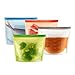 Reusable Silicone Food Preservation Bag (4-Piece Set) Silicone Container, Airtight, Leak Resistant Seal | Keep Lunch, Snacks, Liquids & Meals Fresh | Freezer Safe