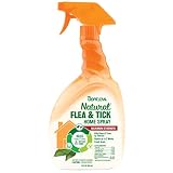 TropiClean Natural Flea and Tick Home Spray For Dogs, 32oz - Made in USA