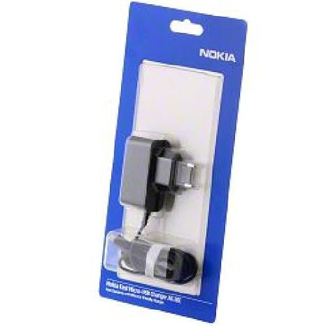Nokia Ladegerät Micro-USB AC-10E für Nokia E52, E72, E75, N85, N86, N97, N900, X3, 3710, 6700, 7230, 7900, C5-00, Lumia 710, 