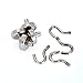 10L0L Magnetic Hooks Neodymium, Powerful Magnet Hook (25lb-silver)