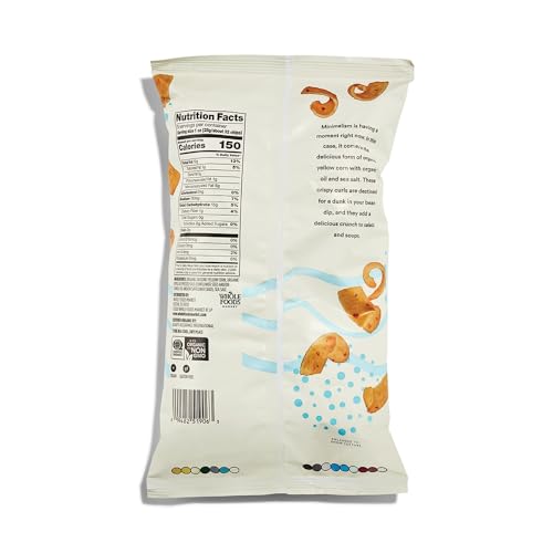 365 BY WHOLE FOODS MARKET, ORGANIC SEA SALT CORN CHIPS, VEGAN, GLUTEN-FREE, 9 OUNCE