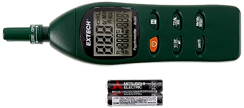Extech RH300 Digital Psychrometer, Humidity (RH), Air Temperature, Dew Point & Wet Bulb Meter
