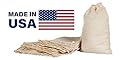 Made in the USA 3x5 inch Black Hem Black Drawstring Bags 25 count Pack