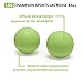 Champion Sports Colored Lacrosse Balls: Green Official Size Sporting Goods Equipment for Professional, College & Grade School Games, Practices & Recreation - NCAA, NFHS and SEI Certified - 12 Pack