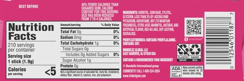 TRIDENT BUBBLEGUM SUGAR-FREE GUM, 14 COUNT (PACK OF 15)