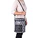 ArtBin 6804SA Yarn Drum, Portable Knitting & Crochet Storage, [1] Poly Canvas Tote Bag, Gray Print
