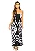Riviera Sun 21611-BP-XL Strapless Tube Maxi Dress/Summer Dresses Black/Pink