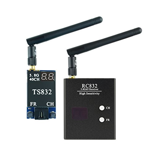 Wolfwhoop WT832 WR832 5.8GHz 40CH 600mW Wireless FPV Transmitter and Receiver for Drones