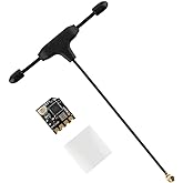 RadioMaster 2.4GHz RP1 ELRS FPV Receiver ExpressLRS Nano Receiver Come with 65mm UFL T Antenna for TX16S TX12 Zorro ELRS RC Transmitter