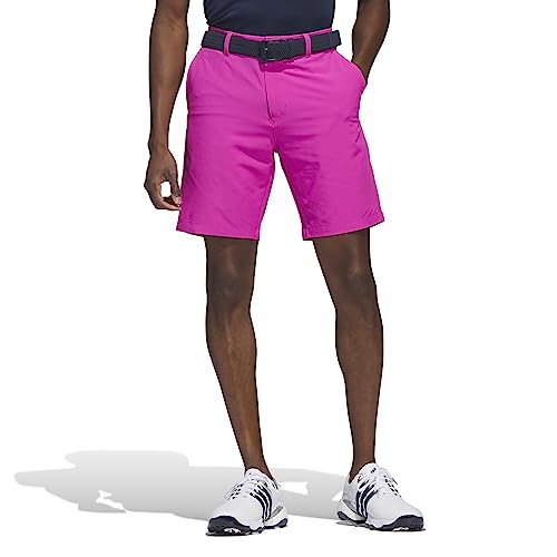 adidas Men's Ultimate365 10 Inch Golf Shorts, Lucid Fuchsia, 30