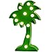 QiaoFei LED Palm Tree Light,Cute Coconut Tree Night Table Lamp Light for Kids' Room Bedroom Gift Party Home Wall Office Decorations Green