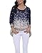 iNewbetter Womens Floral Batwing Sleeve Beach Loose Blouse Tunic Tops 288