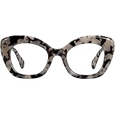 JiSoo Oversized Cat Eye Reading Glasses for Women Funky Cute Readers for Women, Designer Stylish Reading Glasses