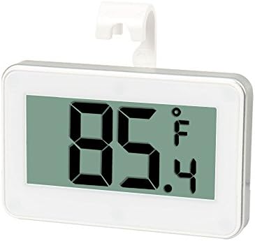 Large Digital Refrigerator Thermometer Waterproof Freezer Temperature Monitor Simple High Precision Indoor Thermometer with Creative Fridge Magnets, Butterfly Decoration Magnets for Home Restaurant