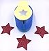 TECH-P Creative Life XXX-Large Shape Size 3-Inch(7.5cm) Multi-Pattern Hand Press Paper Craft Punch,Card Scrapbooking Engraving Kid Cut DIY Handmade Hole Puncher,Paper Craft Punch (Star)