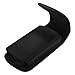 AIScell Clip Holster Carrying Case for DuraForce Pro 3, Pro 2, Rugged Series Black Canvas Nylon Pouch Vertical Horizontal Cover Holster Duty Metal Belt Clip Case with Carabiner Ring