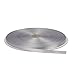 Topenca Supplies 1/4 Inches x 50 Yards Double Face Solid Satin Ribbon Roll, Silver