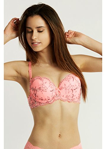 Mamia White Apparel Women's Laced & Lace Trimmed Bras (Packs of 6) - Various Styles - Thumbnail 4