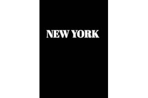 New York: Hardcover Black Decorative Book for Decorating Shelves, Coffee Tables, Home Decor, Stylish World Fashion Cities Design