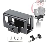 Luxebell Aluminium Alloy Skeleton Thick Solid Protective Case Shell Frame Housing for GoPro Vlogging Microphone Adapter C400 C500