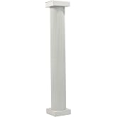 Anderson's 8 Foot White Traditional Cardboard Columns Kit, Set of 2, Decorations, Props, Photo Booth, Photo Ops, Prom, Homecoming, Event D&eacute;cor