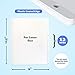 Binder Dividers with Tabs - (Set of 12) x 8-Tab Dividers for 3 Ring Binders, White, Reinforced Edge - Ideal for Keeping Your Documents Neat and Professional