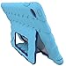 Apple iPad Air 2 Hideaway with Stand Light Blue Gumdrop Cases Silicone Rugged Shock Absorbing Protective Dual Layer Cover Case