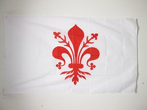 AZ FLAG, Florence Flag, 2x3 Ft, Firenze Banner with Sleeve, 100% Polyester, Fade Resistant, Vivid Colors, 2' x 3' Feet