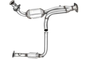 AUTO SHACK AutoShack Catalytic Converter Exhaust Pipe Direct Fit Replacement for GMC Sierra 1500 Sierra 2500 Yukon XL 1500 Chevrolet Silverado 1500 Suburban 1500 Tahoe Cadillac Escalade (EPA Compliant) EM60513