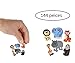 Kicko Mini Animal Erasers - Zoo Animal Erasers - 144 Pack of 1 Inch Assorted Zoo, Safari and Jungle Erasers - for Kids, Parties, Party Favors, School, Education, School Supplies and Daycare