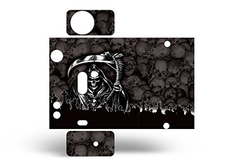 Vinyl Sticker Decal Wrap for Hana Modz DNA 30 Vape - Reaper-Black