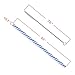 Senfhome Reusable Plastic Straws, 25 Pieces 9Inch L x 8mm W, Colorful Thick Replacement Drinking Straws for 30 oz & 20 oz Yeti, RTIC, Mason Jar, Starbucks with Cleaning Brush. (color 1)