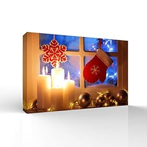 Merry Christmas Pictures Home Wall for Bedroom Living...